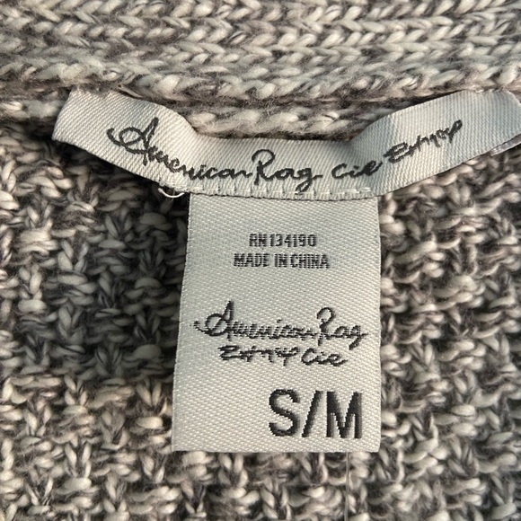 American Rag Cardigan Heathered Knit Size S/M - Picture 2 of 6